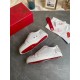 Christian Louboutin Women's Vieira 2 Flat Sneakers In White Calfskin