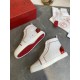 Christian Louboutin Fun Louis Woman Flat Sneakers In White Calfskin