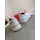 Christian Louboutin Men's Louis Junior Flat Sneakers In White Calfskin