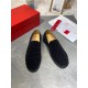 Christian Louboutin Men's Roller-boat Flat Sneakers Black