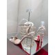 Christian Louboutin Umberta 100mm Sandals In Beige Suede