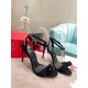 Christian Louboutin Umberta 100mm Sandals In Black Suede