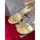 Christian Louboutin So Me 100mm Sandals In Gold Leather