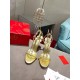 Christian Louboutin So Me 100mm Sandals In Gold Leather