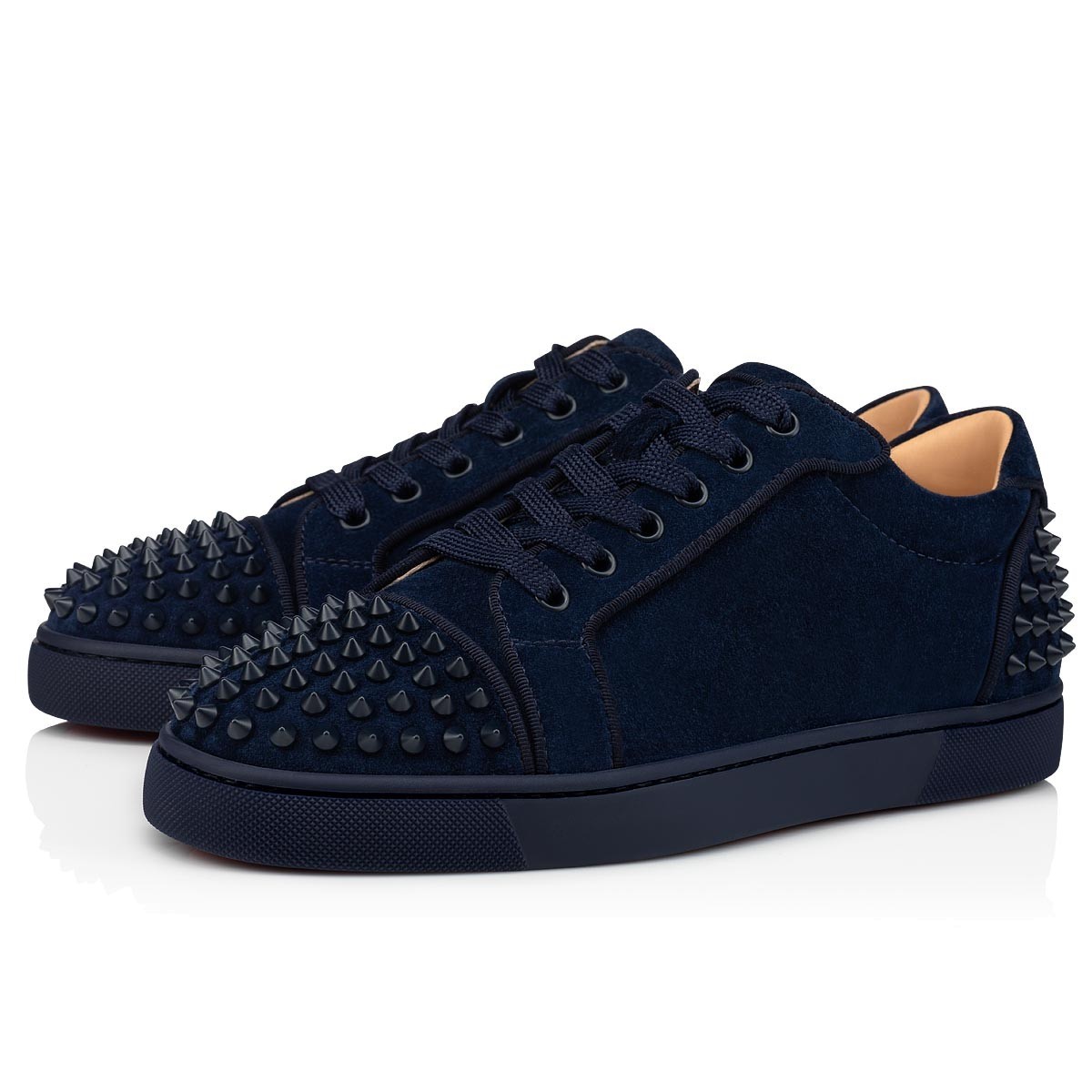 Christian Louboutin Men's Seavaste 2 Orlato Flat Sneakers Blue