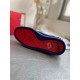 Christian Louboutin Men's Seavaste 2 Orlato Flat Sneakers Blue