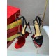 Christian Louboutin Loubigirl 100mm Sandals In Black Lambskin