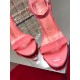 Christian Louboutin Loubigirl 100mm Sandals In Pink Patent Leather