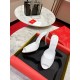 Christian Louboutin Me Dolly 100mm Mules In White Patent Leather