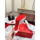 Christian Louboutin Me Dolly 100mm Mules In White Patent Leather