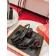 Christian Louboutin So Jane Sling Pumps 50mm In Black Patent Leather