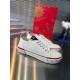 Christian Louboutin Women's Pedro Junior Sneakers In White Fabric