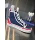 Christian Louboutin Women's Pedro Sneakers In Navy Fabric