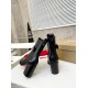 Christian Louboutin CL Chelsea Ankle Boots 70MM in Black Leather