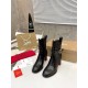 Christian Louboutin CL Chelsea Ankle Boots 70MM in Alligator Embossed Leather