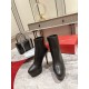 Christian Louboutin Bianca Ankle Boots 120mm in Black Lambskin