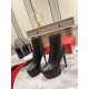 Christian Louboutin Bianca Ankle Boots 120mm in Black Lambskin