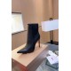 Christian Louboutin Chelsea Chick Ankle Boots 100mm in Black Leather