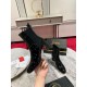 Christian Louboutin Turelastic 55mm Ankle Boots in Black Patent Leather