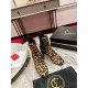 Christian Louboutin Turelastic 55mm Ankle Boots with Leopard Print