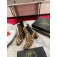 Christian Louboutin Turelastic 55mm Ankle Boots with Leopard Print