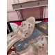 Christian Louboutin Degraqueenie 85mm Mules in Gold Leather with Crystals