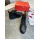 Christian Louboutin Men's Louis Flat Sneakers in Black Leather