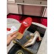 Christian Louboutin Miss Jane Pumps 55mm In Gold Iridescent Leather