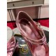 Christian Louboutin Miss Jane Pumps 55mm In Pink Iridescent Leather