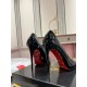 Christian Louboutin So Kate Pumps 100mm in Black Patent Leather