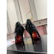 Christian Louboutin Iriza Pumps 85mm in Black Patent Leather