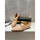 Christian Louboutin Men's MJ Moc Loafers in Beige Calfskin