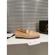 Christian Louboutin Men's MJ Moc Loafers in Beige Calfskin