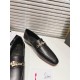 Christian Louboutin Men's MJ Moc Loafers in Black Calfskin