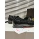 Christian Louboutin Men's MJ Moc Loafers in Black Crocodile Embossed Leather