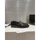 Christian Louboutin Men's MJ Moc Loafers in Black Crocodile Embossed Leather