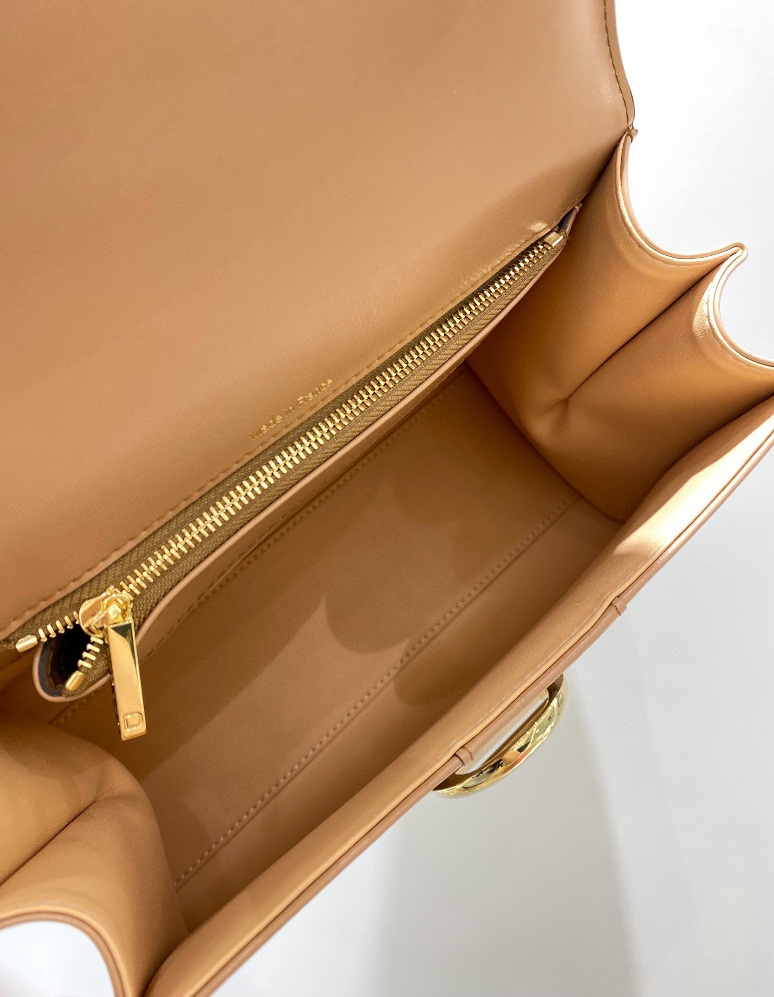 Delvaux Brillant PM Bag in Tender Beige Box Calf Leather