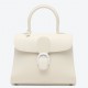 Delvaux Brillant MM Bag in Ivory Box Calf Leather