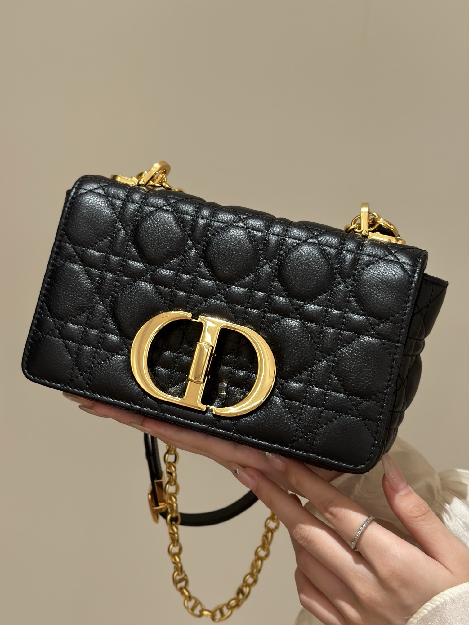 Dior Caro Bag Black Small