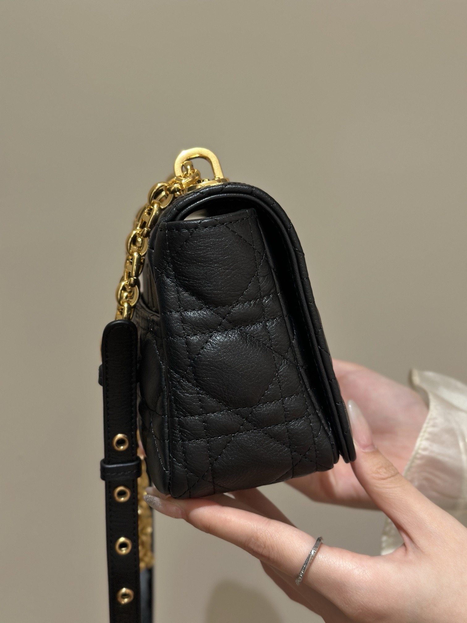 Dior Caro Bag Black Small