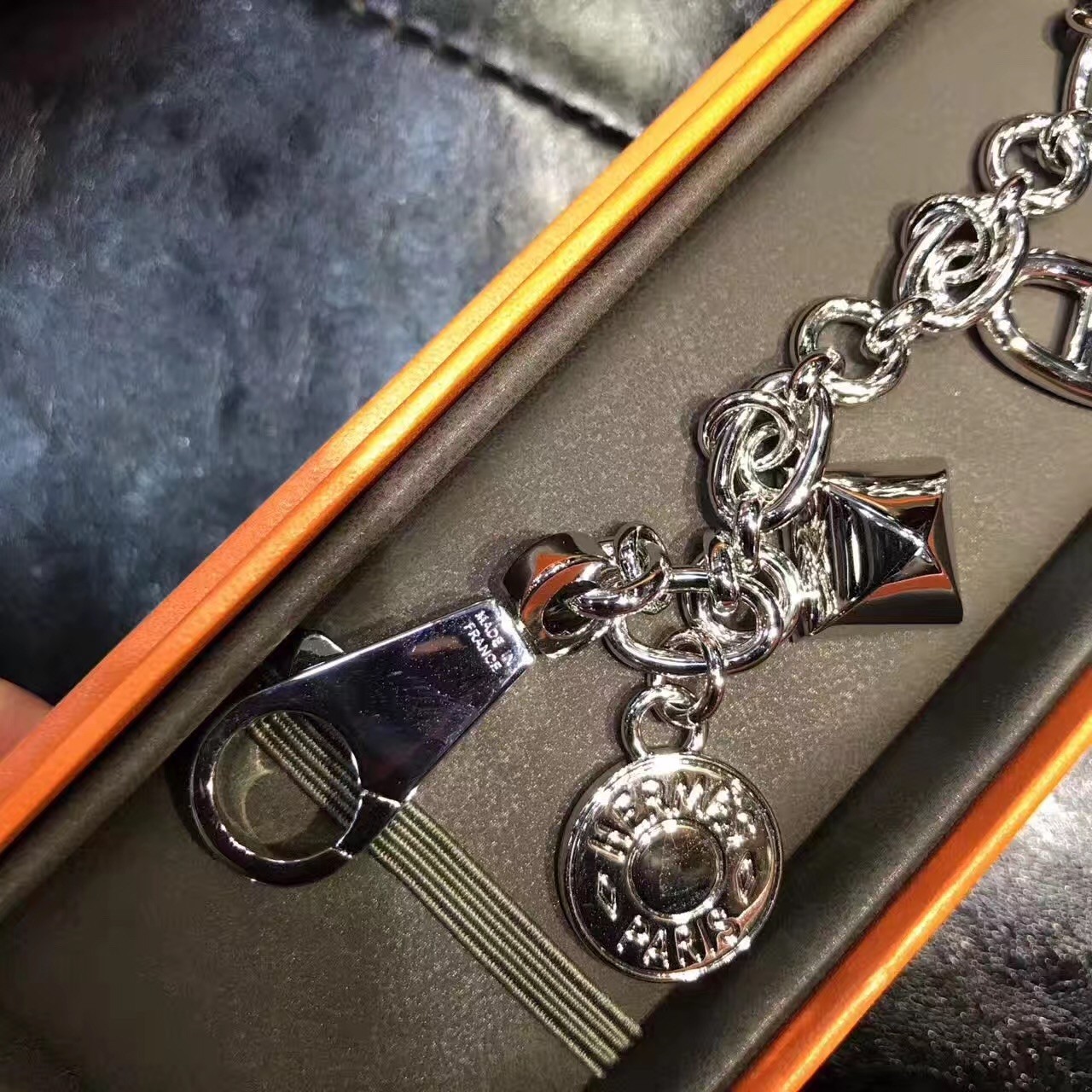 Hermes Silver Breloque Olga Bag Charm