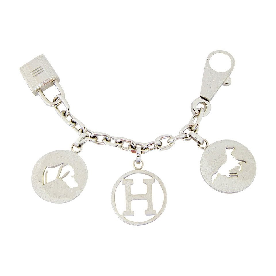 Hermes Silver Breloque Bag Charm