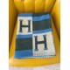 Hermes Emeraude Avalon Bayadere Throw Blanket