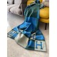 Hermes Emeraude Avalon Bayadere Throw Blanket