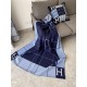 Hermes Blue Avalon III Throw Blanket