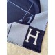 Hermes Blue Avalon III Throw Blanket