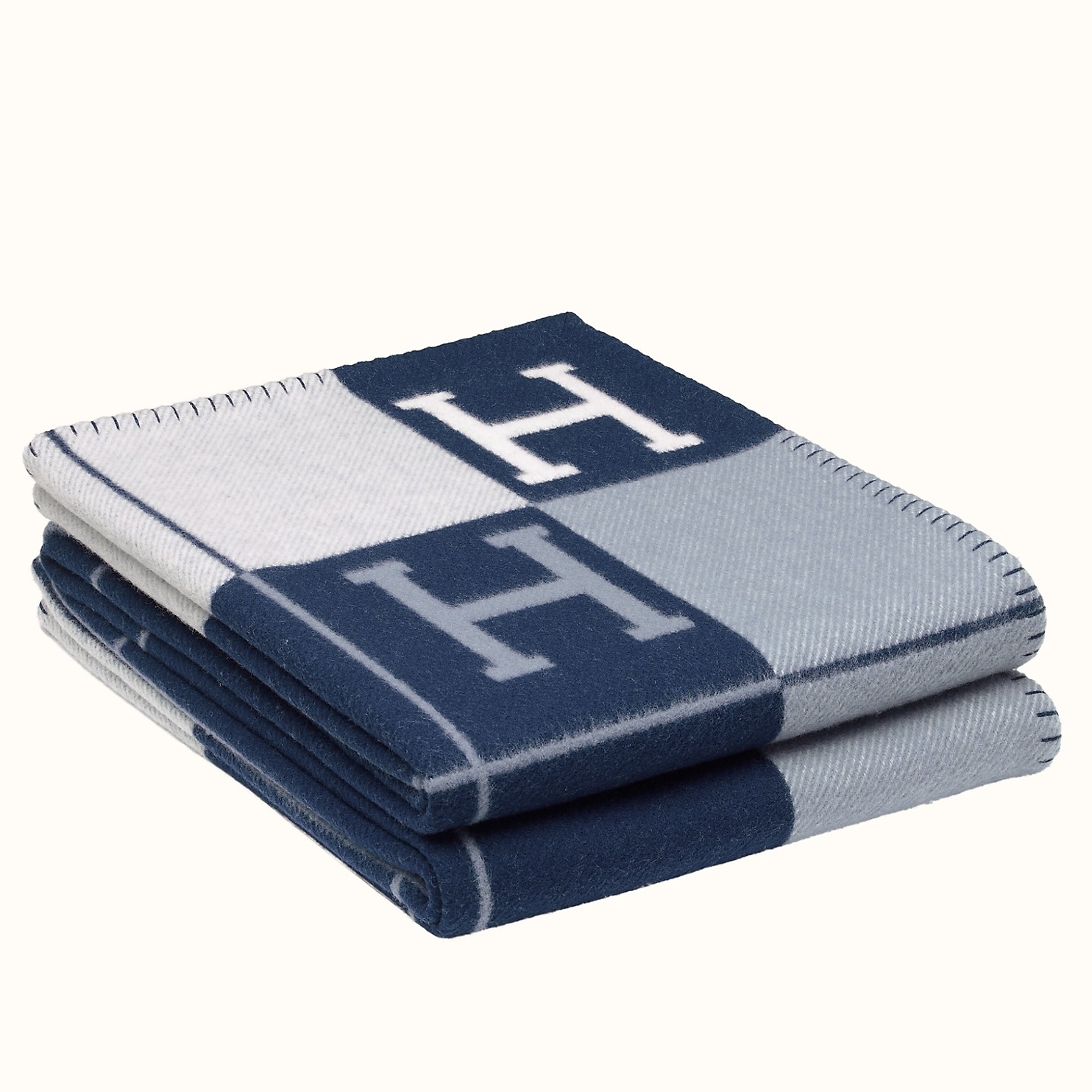 Hermes Blue Avalon III Throw Blanket