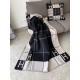 Hermes Black Avalon III Throw Blanket