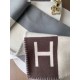 Hermes Ecru Gris Avalon Vibration Throw Blanket