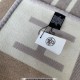 Hermes Ecru Naturel Avalon Vibration Throw Blanket